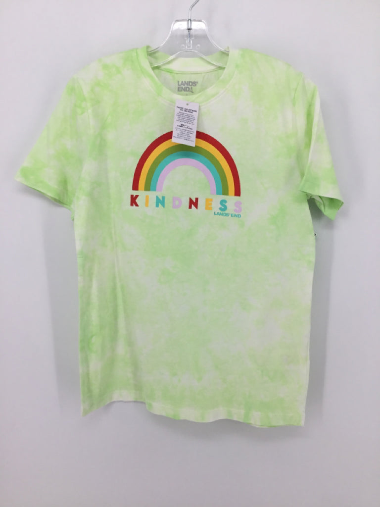 Lands' End Child Size 10 Green T-shirt - girls