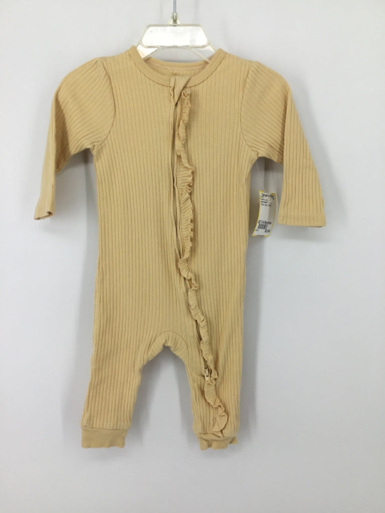 cloud island Child Size 3-6 Months Yellow Pajamas - girls