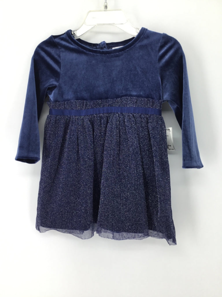 Cat & Jack Child Size 12 Months Blue Dress - girls