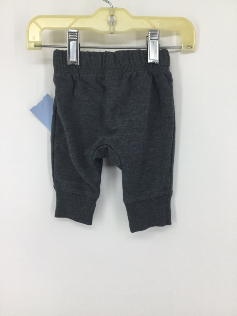 Cat & Jack Child Size 0-3 Months Gray Solid Pants - boys