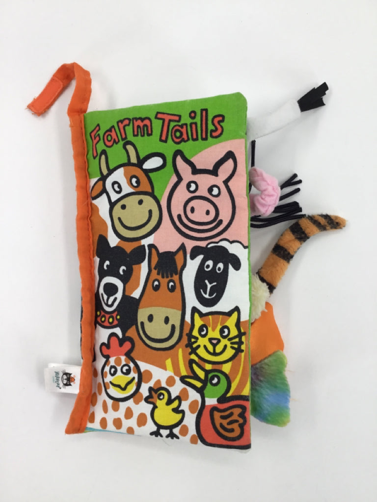 Jelly Cat Farm Tails Crinkle Book