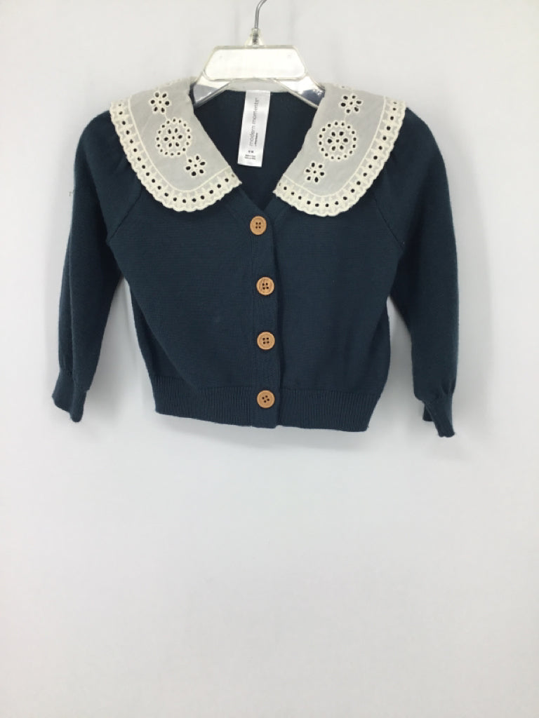 Modern Moments Child Size 12 Months Teal Sweater - girls