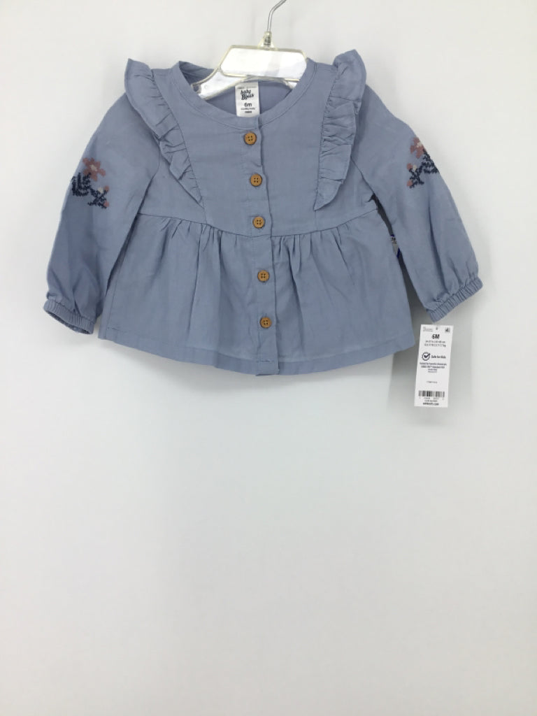 baby B'gosh Child Size 6 Months Blue Shirt - girls