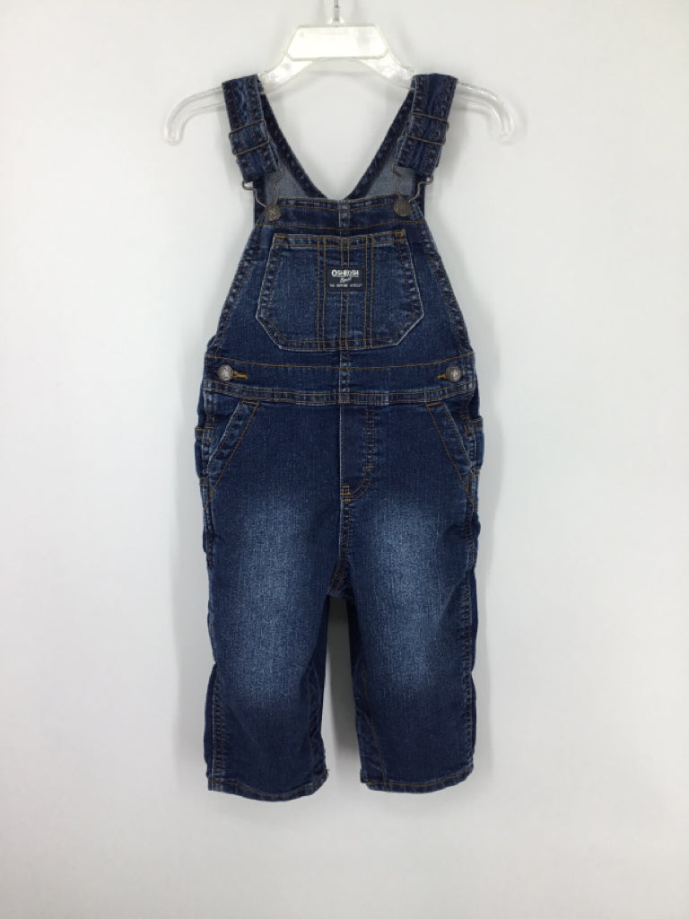 OshKosh B'gosh Child Size 18 Months Blue Solid Overalls - boys