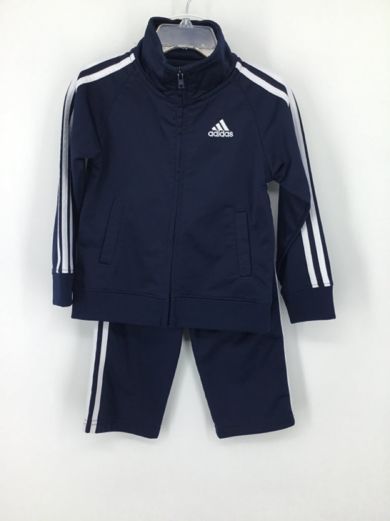 Adidas Child Size 24 Months Navy Solid Outfit - boys