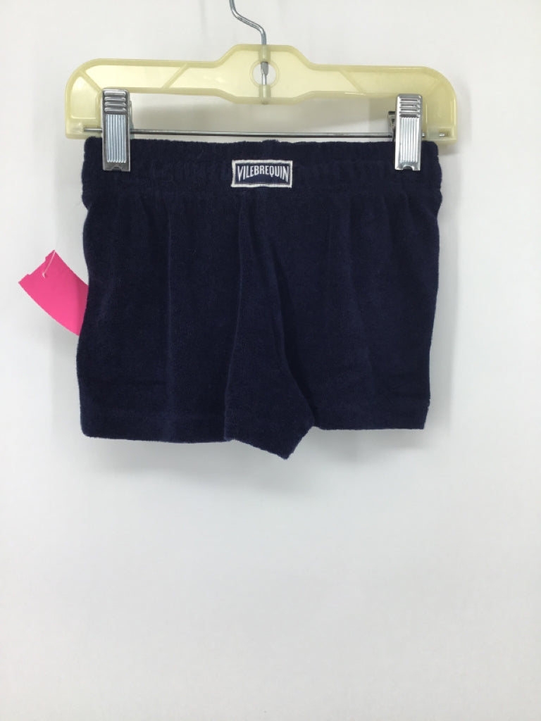 Vilebrequin Child Size 2 Navy Solid Shorts - boys