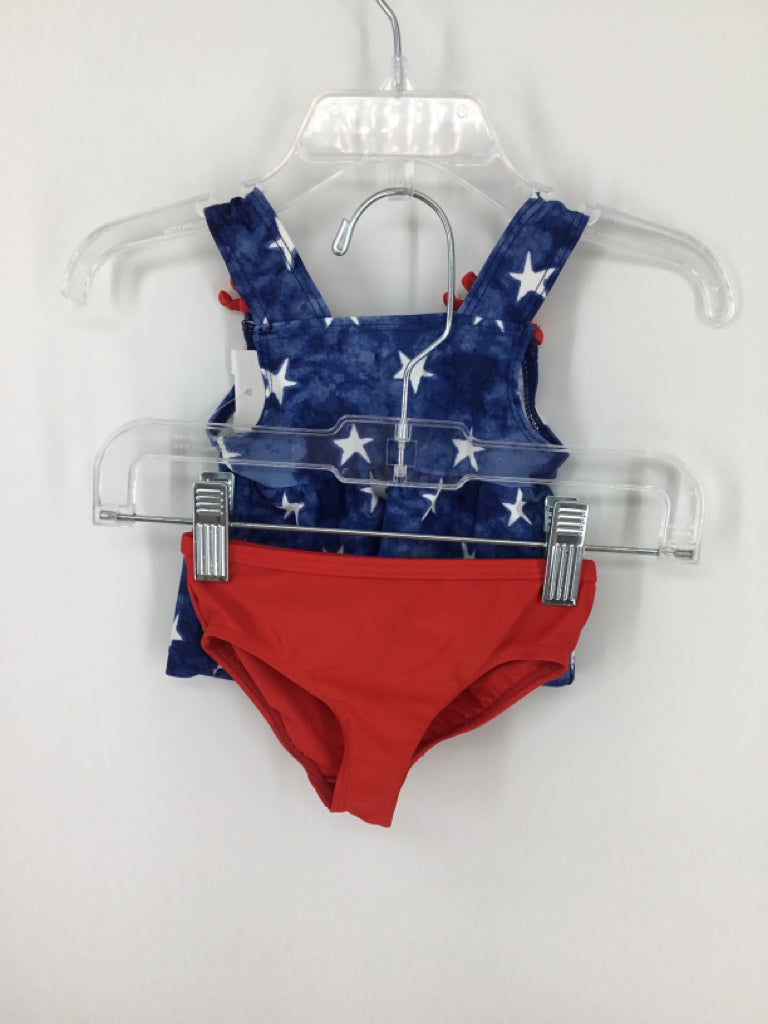 Carter's Child Size 3 Months Blue Stars & Stripes Swimwear