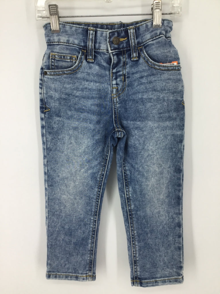 Cat & Jack Child Size 3 Blue Solid Jeans - boys