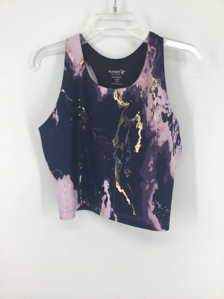 Old Navy Active Child Size 8 Purple Sports Bra - girls