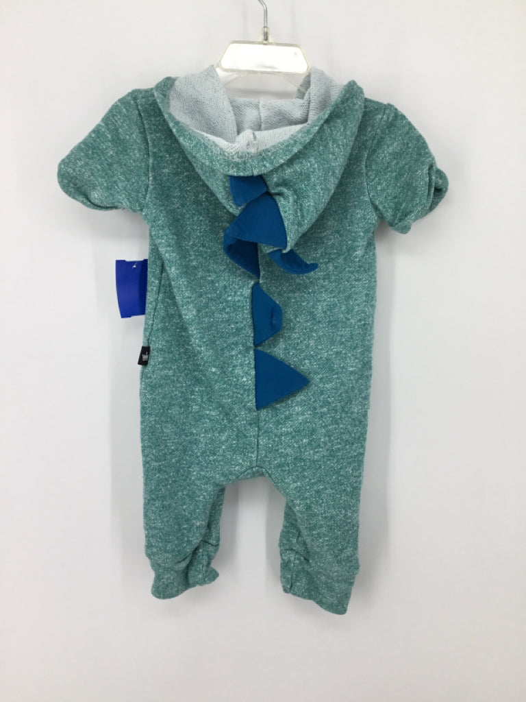 Littlest Prince Couture Child Size 9 Months Green Marbled Outfit - boys