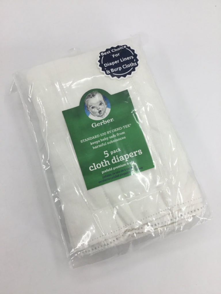Gerber 5 pack Prefold Cloth Diapers
