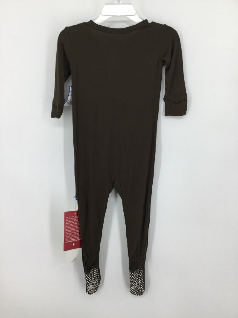 Kickee Pants Child Size 18-24 Months Brown Sleepers
