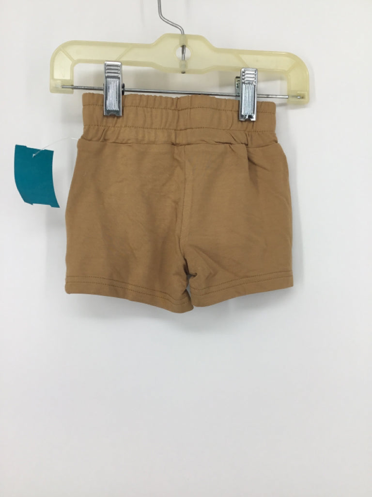 Little Joy Co. Child Size 3-6 Months Tan Solid Shorts - boys