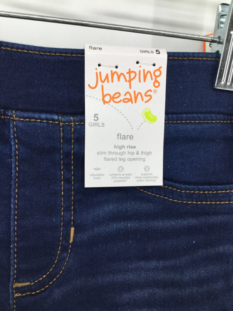 jumping beans Child Size 5 Blue Jeans - girls