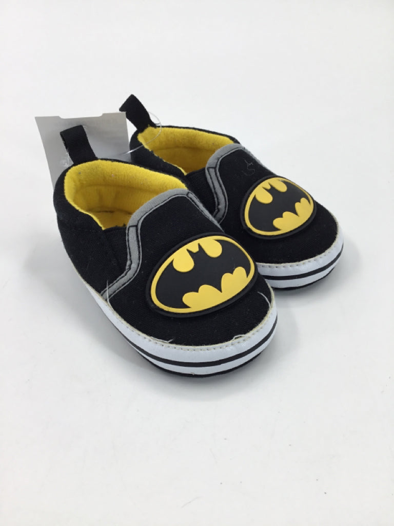 Batman Child Size 2 Toddler Black Baby/Walker Shoes