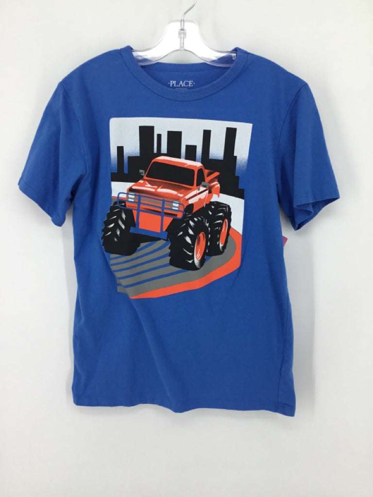 Childrens Place Child Size 10 Blue screen printed T-shirt - boys