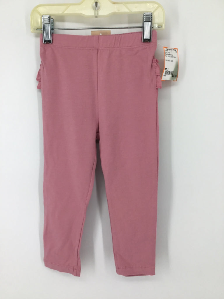 First Impressions Child Size 2 Pink Solid Pants - boys