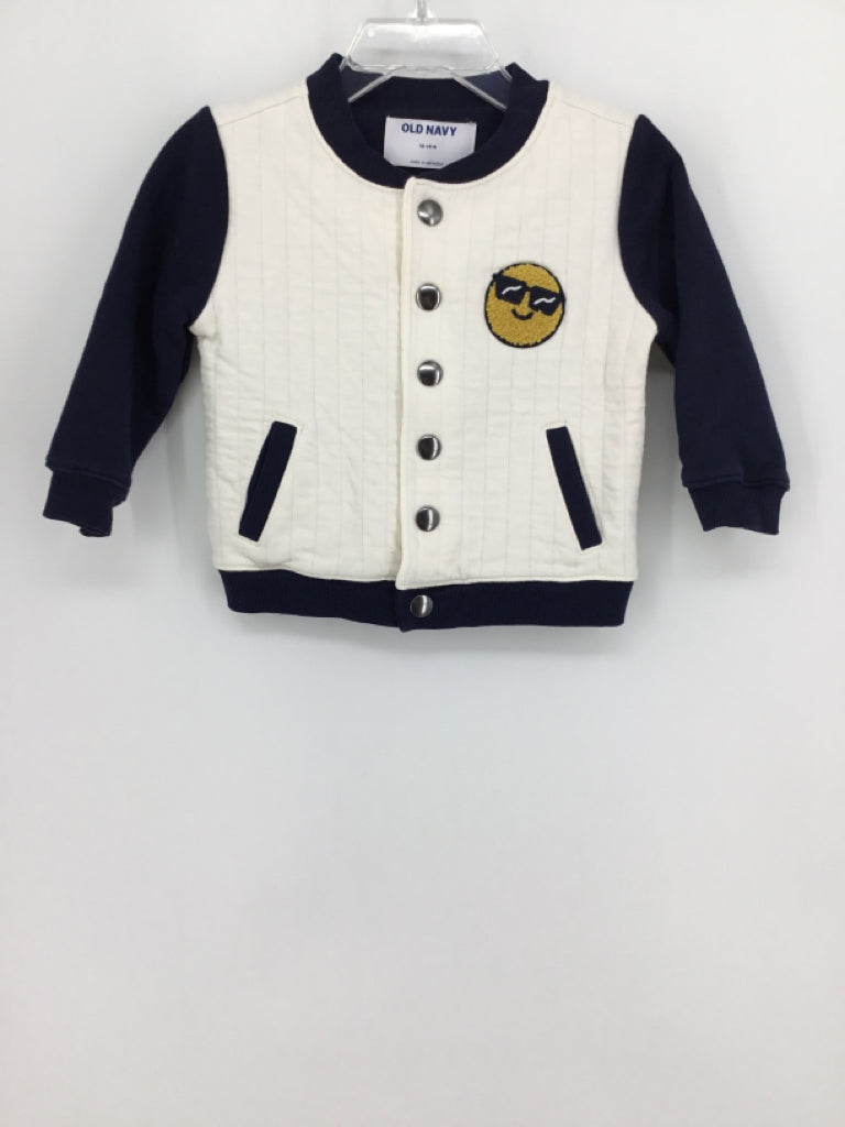 Old Navy Child Size 12-18 Months Navy Solid Jacket - boys