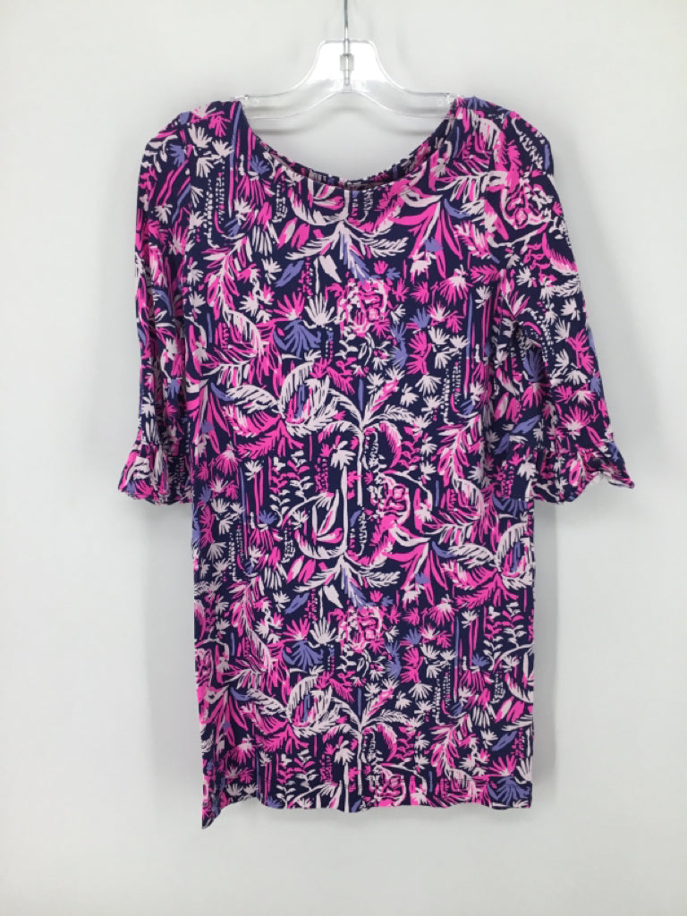 Lilly Pulitzer Child Size 8 Navy Dress - girls