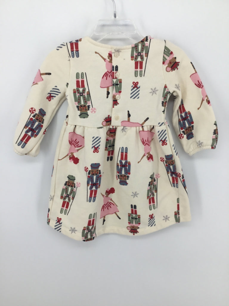 Child of Mine Child Size 12 Months White Christmas Dress