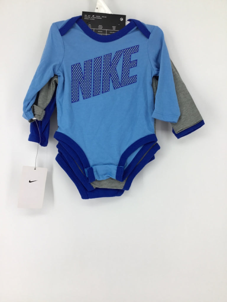 Nike Child Size 3 Months Blue Onesie
