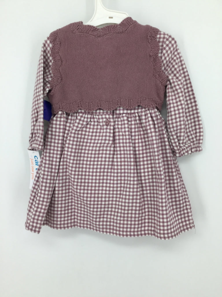Just One You Made by Carters Child Size 6 Months Purple Dress - girls