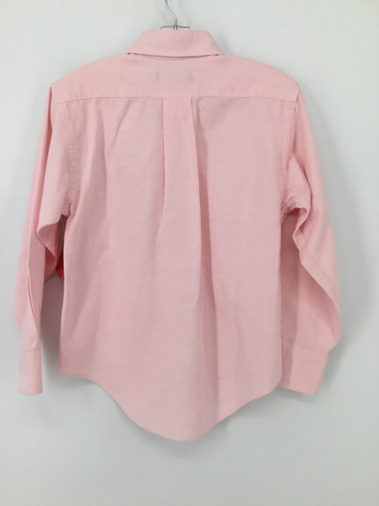 Ralph Lauren Child Size 10 Pink Solid Shirt - boys