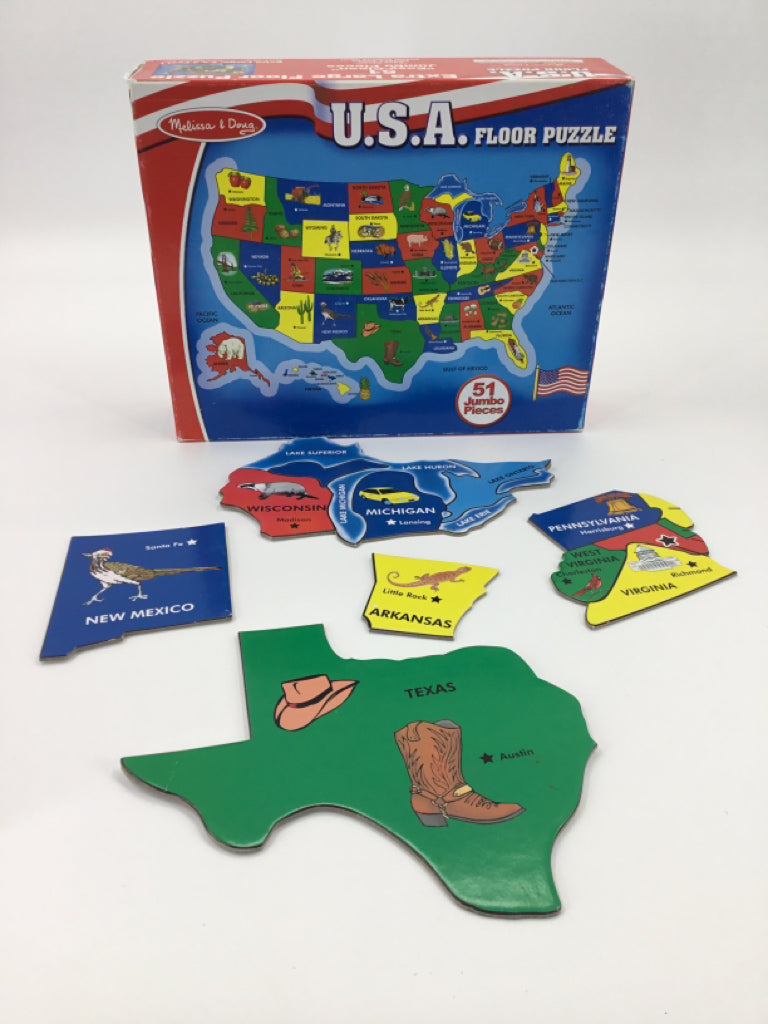 Melissa & Doug USA Floor Puzzle