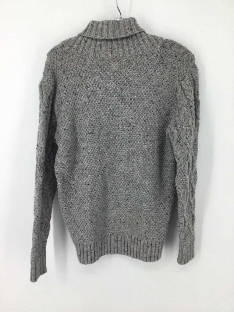 Cat & Jack Child Size 8 Gray Speckled Sweater - boys