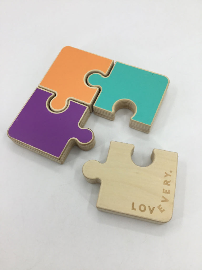 Lovevery Chunky Wooden Puzzle - 4 pcs