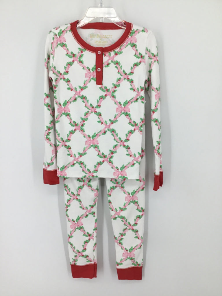 The Beaufort Bonnet Co Child Size 6 Red Christmas Pajamas