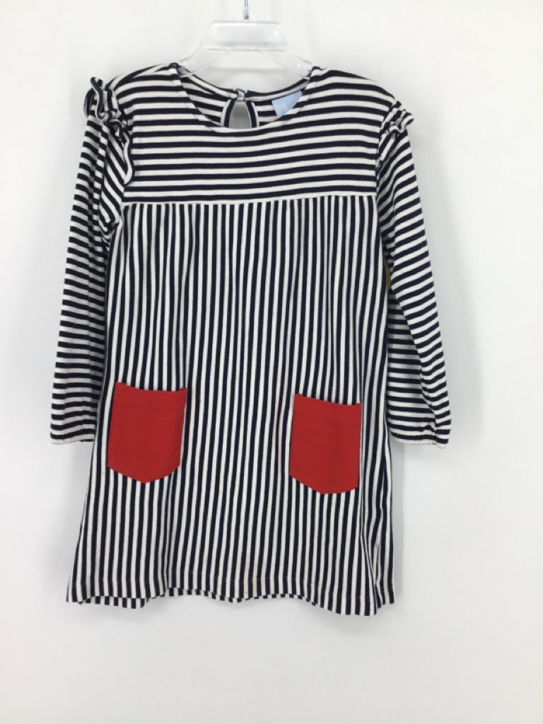 b Bella Bliss Child Size 5 Navy Dress - girls