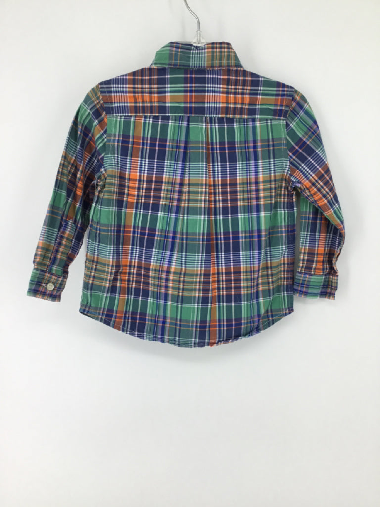 Ralph Lauren Child Size 18 Months Multi-Color Plaid Shirt - boys