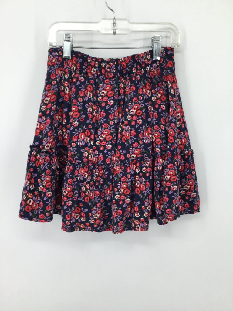 Gap Kids Child Size 7 Navy Print Skirts - girls