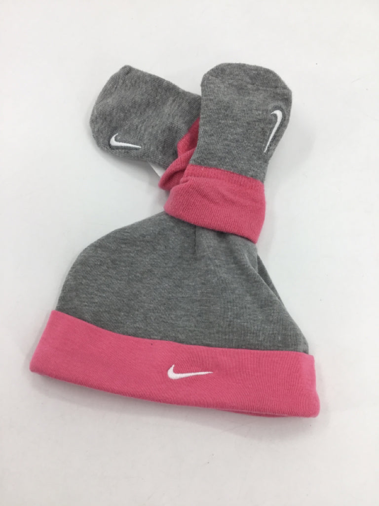 Nike Child Size 0-6 Months Gray Hats - girls