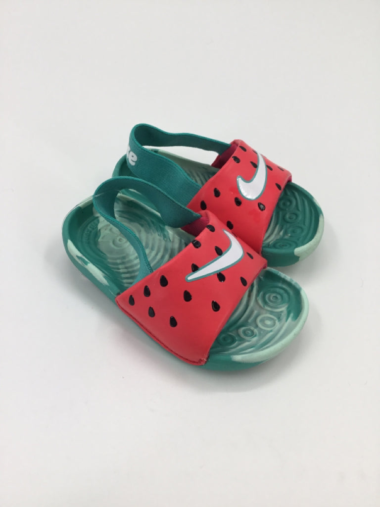 Nike Child Size 5 Toddler Multi-Color Sandals/Flip Flops