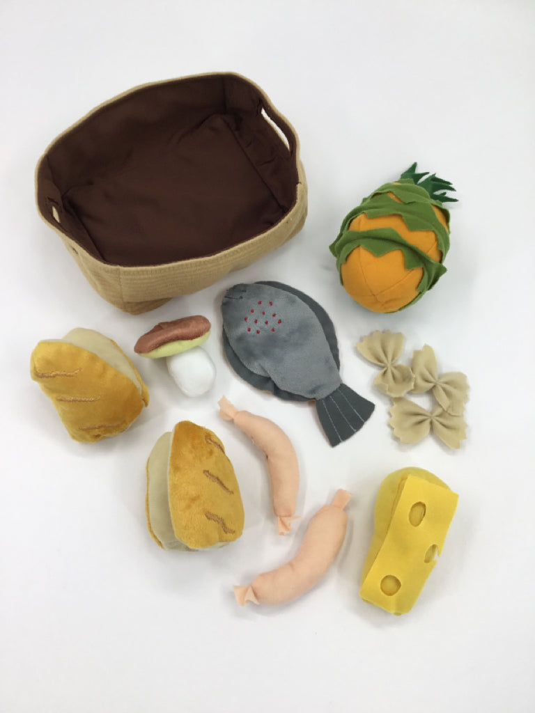 ikea Shopping Basket With Plush Food
