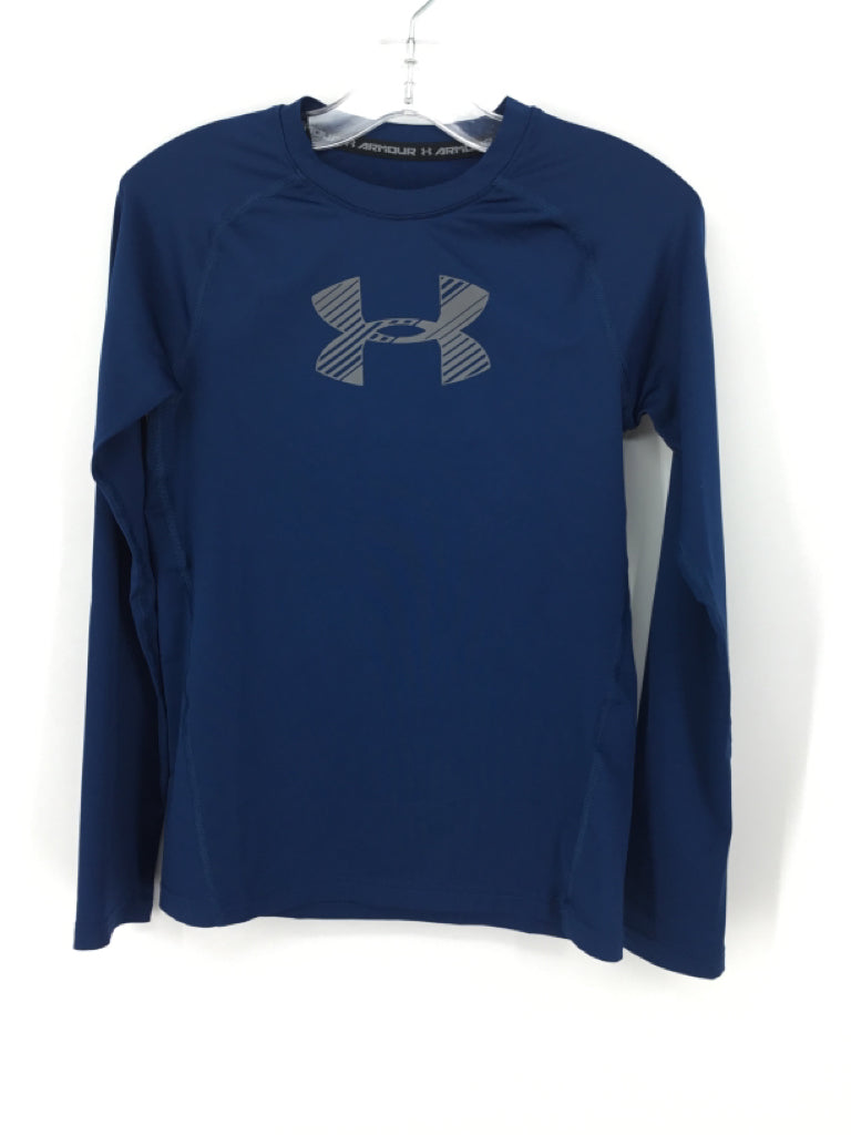 Under Armour Child Size 10 Blue screen printed Shirt - boys