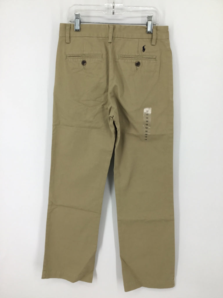 Ralph Lauren Child Size 12 Tan Solid Pants - boys