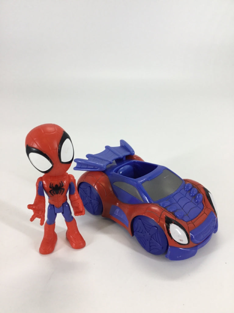 Spidey and His Amazing Friends Spidey Action Figure and Web Crawler Vehicle