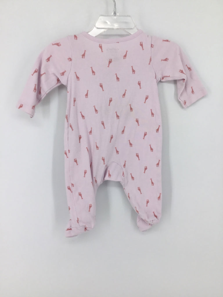 Just One You Made by Carters Child Size 3 Months Pink Sleepers