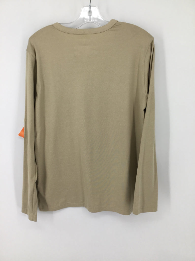 Old Navy Active Child Size 10 Tan Solid T-shirt - boys