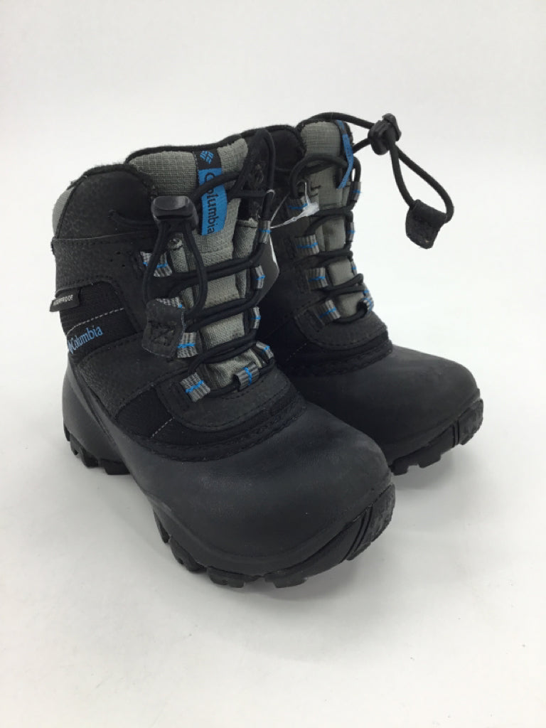Columbia Child Size 10 Black Rain/Snow Boots