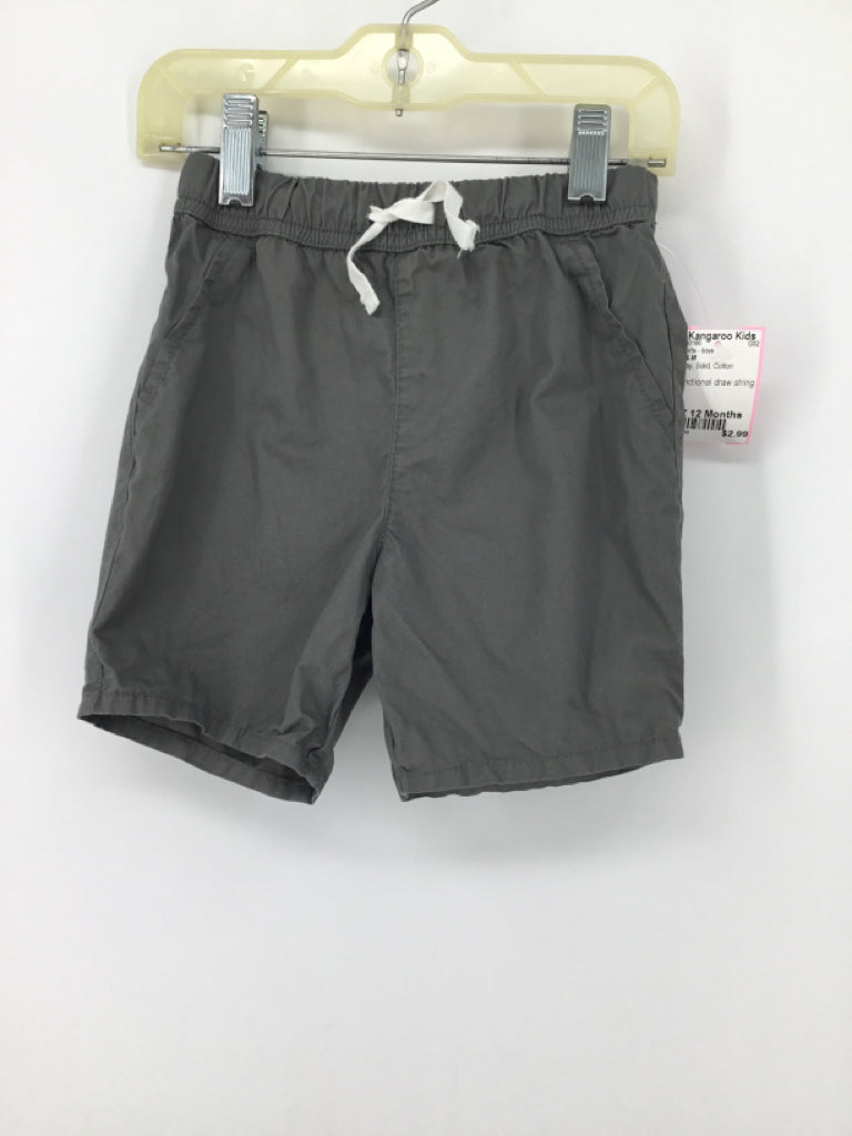 H & M Child Size 12 Months Gray Solid Shorts - boys