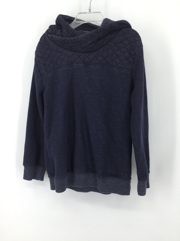 Zara Child Size 7 Navy Solid Sweatshirt - boys