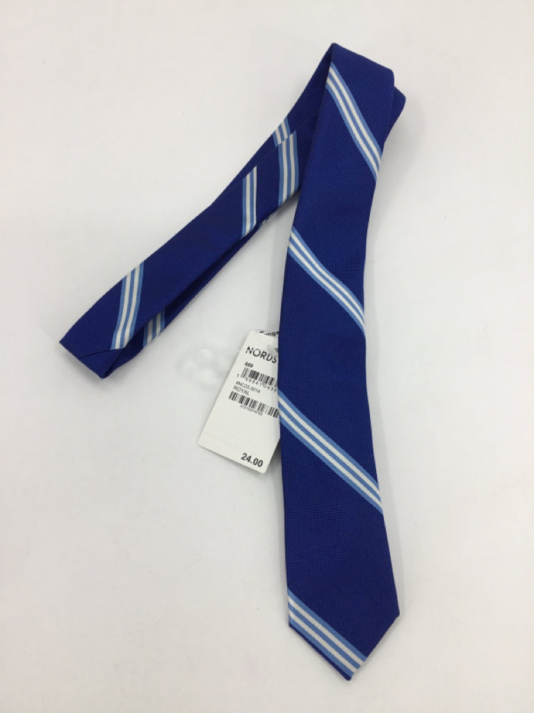 Nordstrom Child Size Youth Blue Stripe Tie/Bowtie