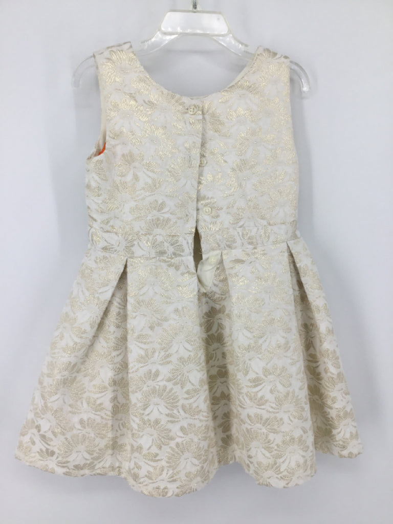 Carter's Child Size 4 Cream Dress - girls