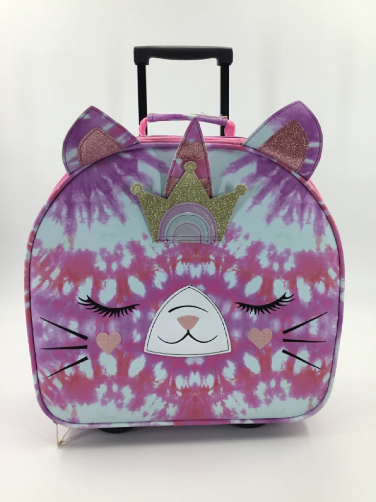 Under One Sky Princess Kitty Unicorn Tye Dye Suitcase
