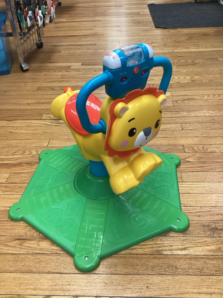 Fisher Price Bounce and Spin Lion