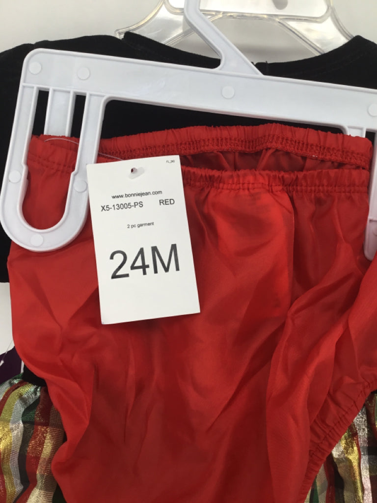 Bonnie Baby Child Size 24 Months Red Dress - girls